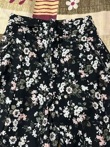Floral Wide Leg Pants