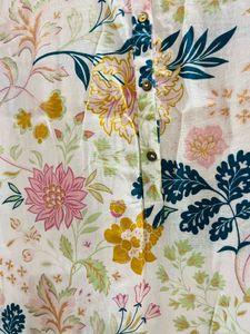 Floral Print Kurta