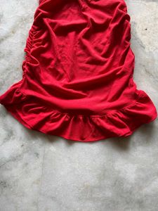 Red Bodycon Mini Dress