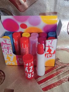 Crazy Lip Balm Color 12 Pcs