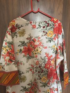 Floral Print Kurta