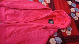 Versace Pink Hoodie Jacket
