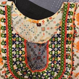 Short Round Neck Kurti