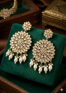 Elegant Kundan Earrings