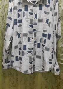 Patterned Long Sleeve Shirt