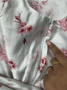 Floral Print Sleeveless Dress