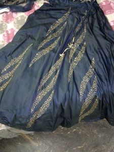 Elegant Navy Blue Kurta Set