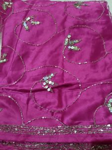 Unstitched Lahenga Choli And Dupatta Fabric