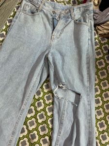 Light Wash Denim Jeans