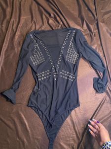 Imported Gothic Net Bodysuit