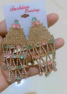 Multicolored Stones Earings