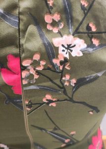 Olive Floral Dress