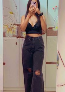 Black Partywear Top