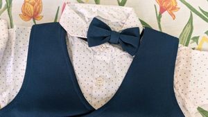 Party wear suit with bow tie for boys