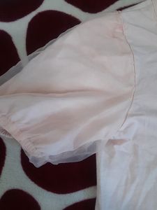 puff organza sleeves top for girls like new