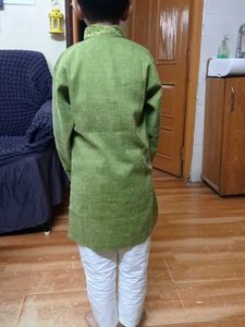 Boys Green Kurta Set