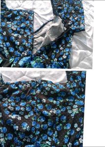 Brand New(Urbanic) Floral Blue Split A- Line Dress