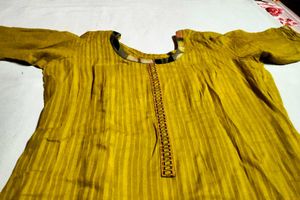 Kurta + pant with pockets + dupatta set