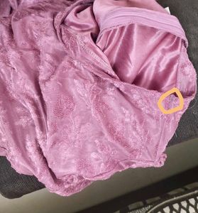 Pink Lace Midi Dress