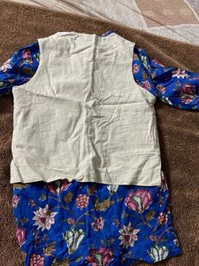 Embroidered Ethnic kirta with  Jacket