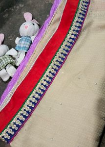 Heavy Border Party Saree