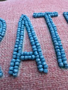 Filled Cushion Beads Work Embroidery High Quality.