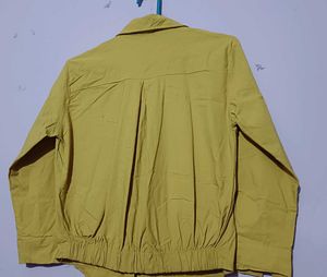 Mustard Tie-Front Shirt