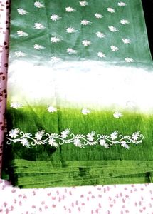 Elegant Green silk saree