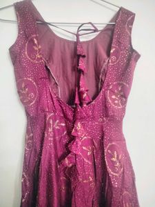 Elegant Maroon Dress