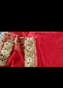 Red Embroidered ethnic gowns