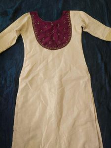 TRADITIONAL KURTA WITH HANDWORK