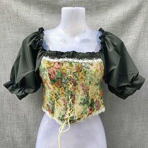 Vintage Retro Style Women Corset Top