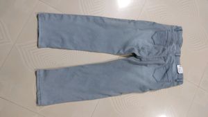 Straight Fit Grey Women Jeans
