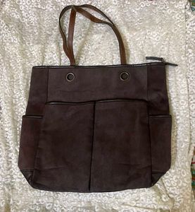 Vintage Brown Tote Bag