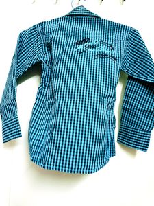 Cotton Check Full Sleeve Shirt For 1 To 2 Year Boy