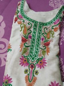 Sawan Special Green Embroidered Kurta Set