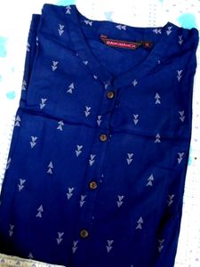 RANGMANCH Navy Blue Kurta Xl