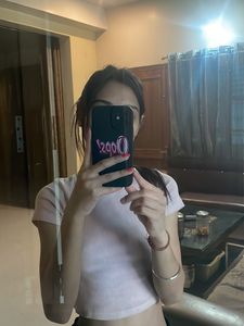 Baby Pink Cropped Tee