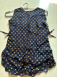 Polka Dot Sleeveless Top