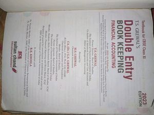 Accountancy Double Entry Book For Class 12th