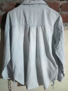 it&#39;s girls oversized denim shirt