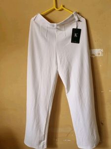 Kotty Formal White Pants For Women