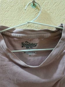 Roadster Mauve Solid T Shirt