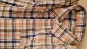 Plaid Button-Down Shirt