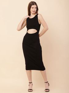 Cut Out Black Dress Size Available