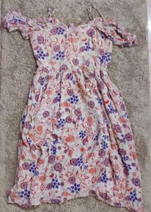 Floral Off-Shoulder Dress