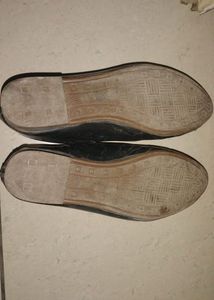 Black Bow Ballerinas