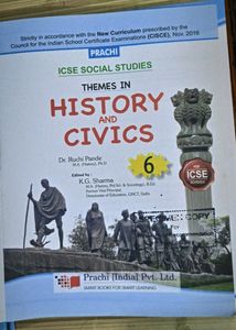 History and Civics book for class 6th ICSE