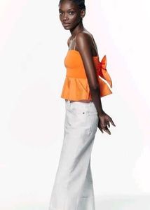 Zara Back Tied Knit Top