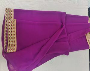 Purple Coloured Saree